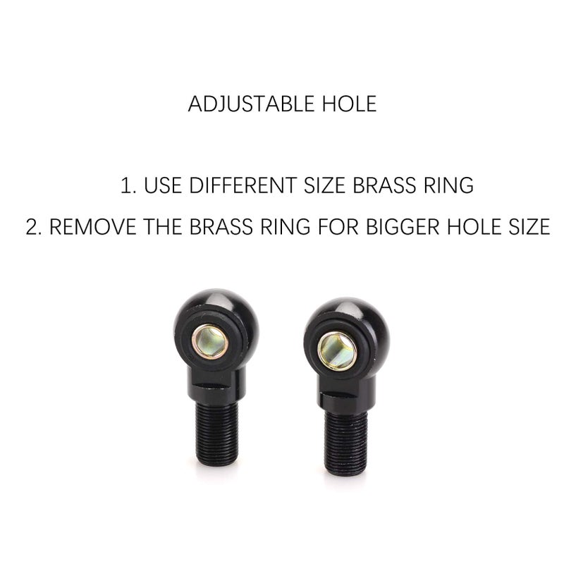 Mallofusa 12.5 Inch 320mm Pair Motorcycle Shock Absorber Rear Suspension Universal For Honda Suzuki Yamaha Kawasaki ATV Go Kart Quad Dirt Sport Bikes Green - Image 1